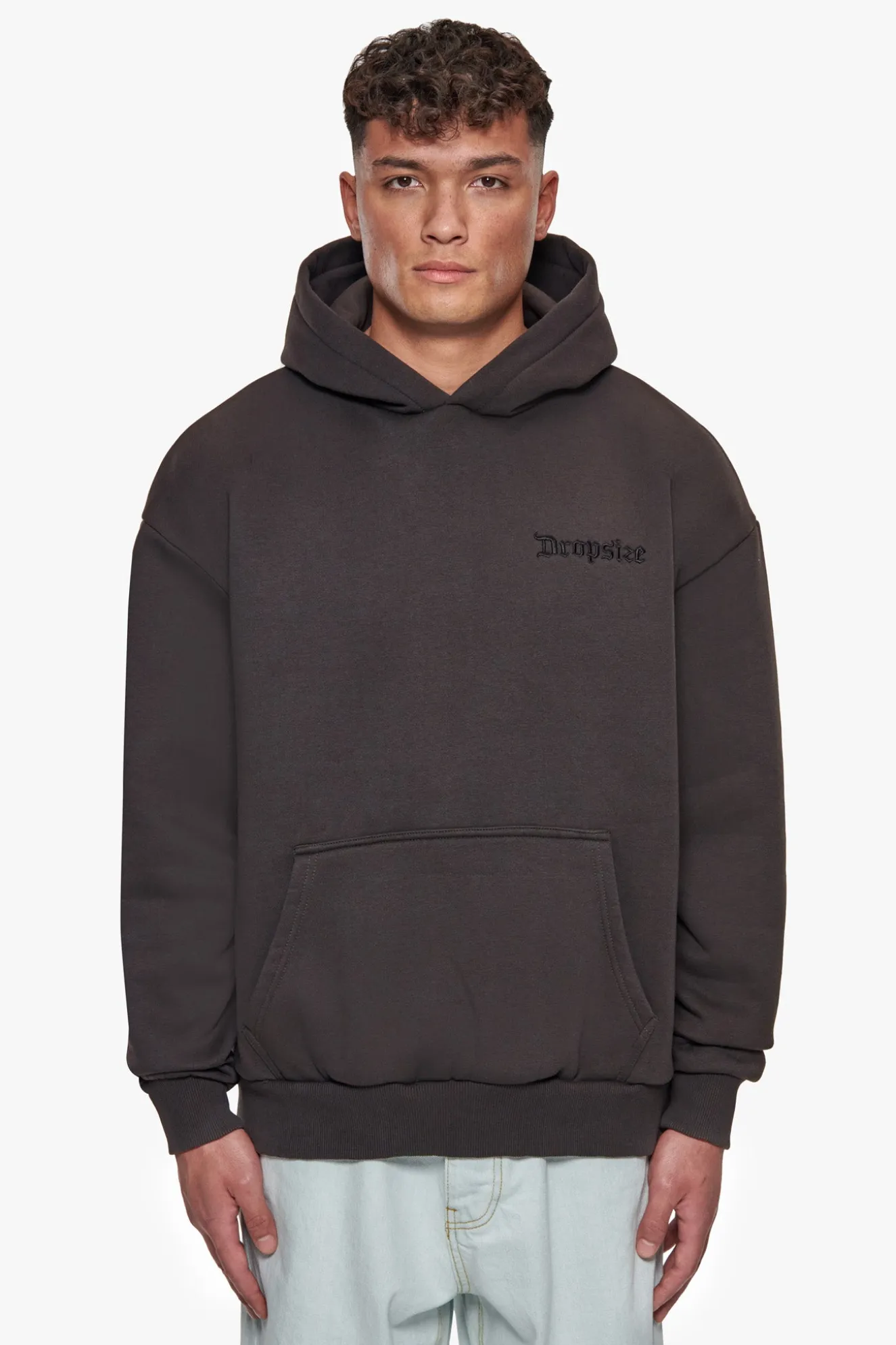 HEAVY OVERSIZED KHEIR HOODIE WASHED BLACK