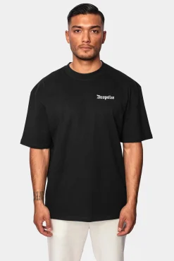 HEAVY OVERSIZED ''MAKE MONEY'' T-SHIRT BLACK