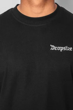 HEAVY OVERSIZED ''MAKE MONEY'' T-SHIRT BLACK