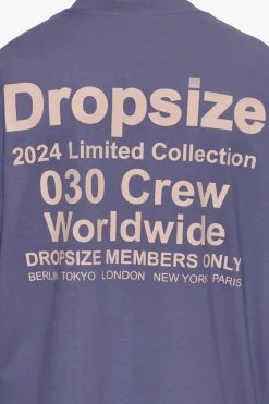HEAVY OVERSIZED WORLD WIDE T-SHIRT GRANITE