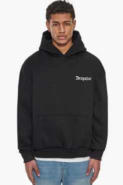 HEAVY OVERSIZED WORLDWIDE HOODIE BLACK