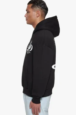 HEAVY OVERZIZE FLY HIGH HOODIE BLACK