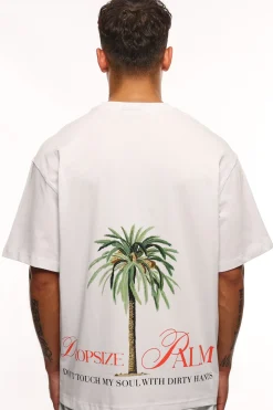 HEAVY PALM T-SHIRT WHITE