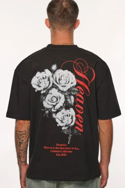 HEAVY PLACE TO LIVE T-SHIRT BLACK