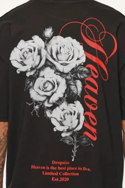 HEAVY PLACE TO LIVE T-SHIRT BLACK