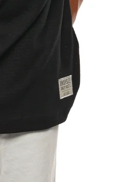 HEAVY RIB T-SHIRT BLACK