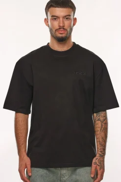 HEAVY RISE AND SHINE T-SHIRT BLACK