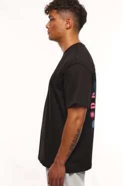 HEAVY SKULL LOGO T-SHIRT BLACK