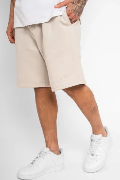 HEAVY SWEAT EMBO SHORT MOON BEAM