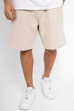HEAVY SWEAT EMBO SHORT MOON BEAM