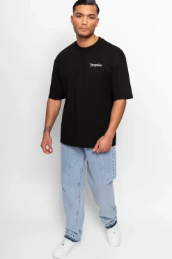 HEAVY V2 EMBO T-SHIRT BLACK