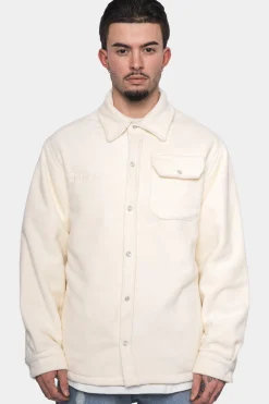 HEAVY V2 FLEECE JACKET CREAM WHITE