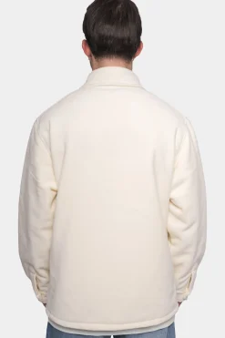 HEAVY V2 FLEECE JACKET CREAM WHITE