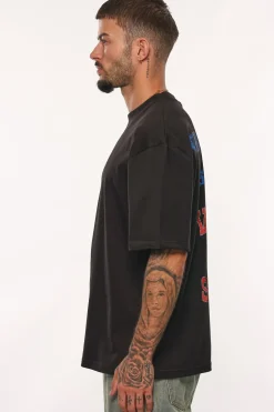HEAVY WASTED SOCIETY T-SHIRT BLACK