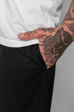 LOGO MESH SHORT BLACK/WHITE