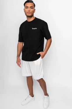 LOGO MESH SHORT CREAM