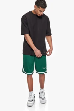 LOGO MESH SHORT GREEN