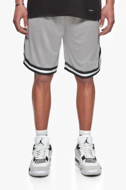 LOGO MESH SHORT LIGHT GREY