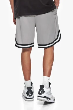 LOGO MESH SHORT LIGHT GREY