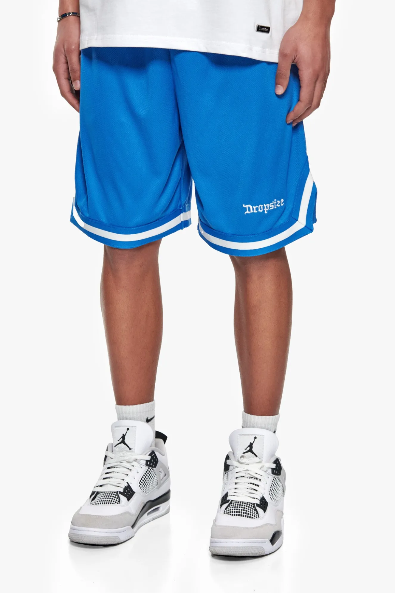 LOGO MESH SHORT ROYAL BLUE