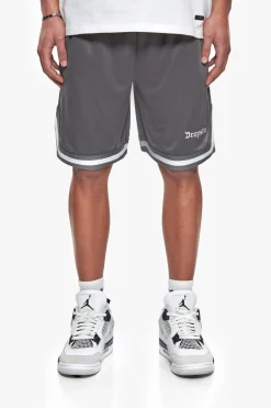 LOGO MESH SHORT STEEL GREY