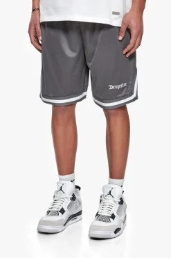LOGO MESH SHORT STEEL GREY