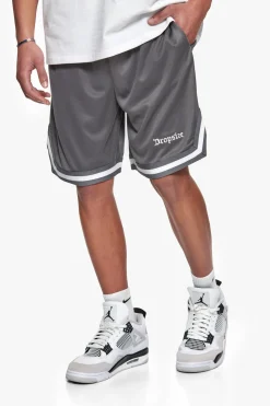 LOGO MESH SHORT STEEL GREY