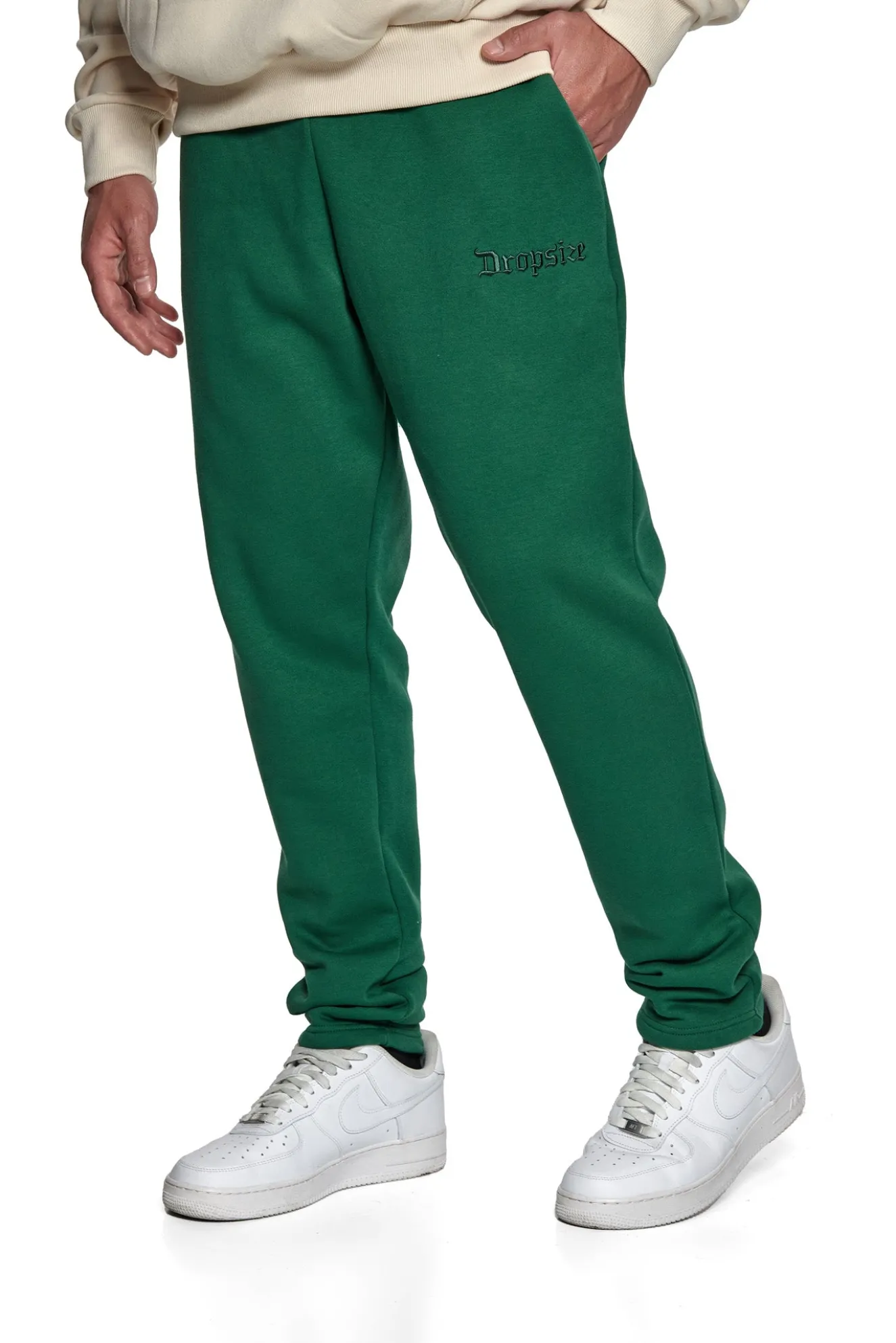 LOGO SWEAT PANTS WASHED GREEN