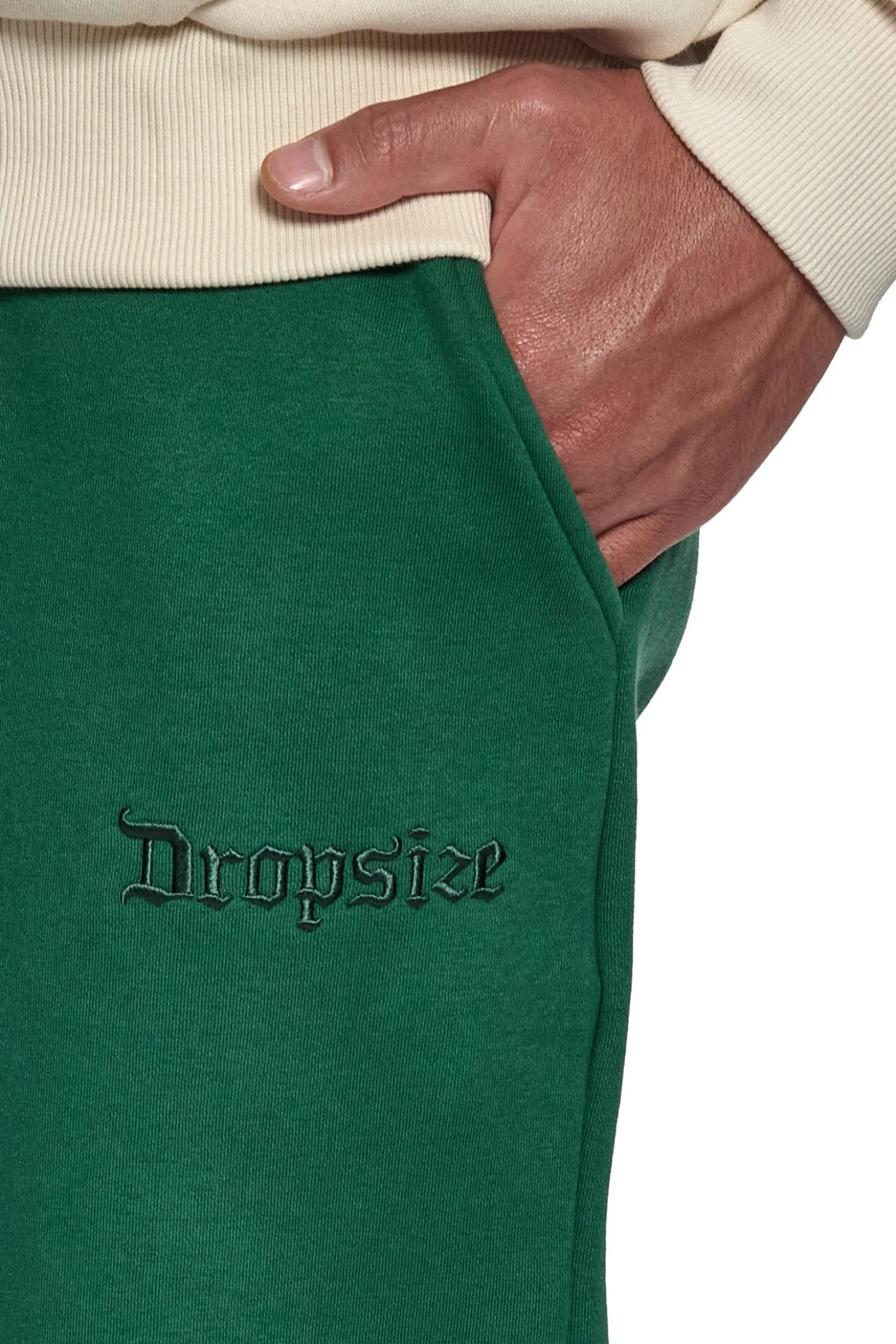 LOGO SWEAT PANTS WASHED GREEN