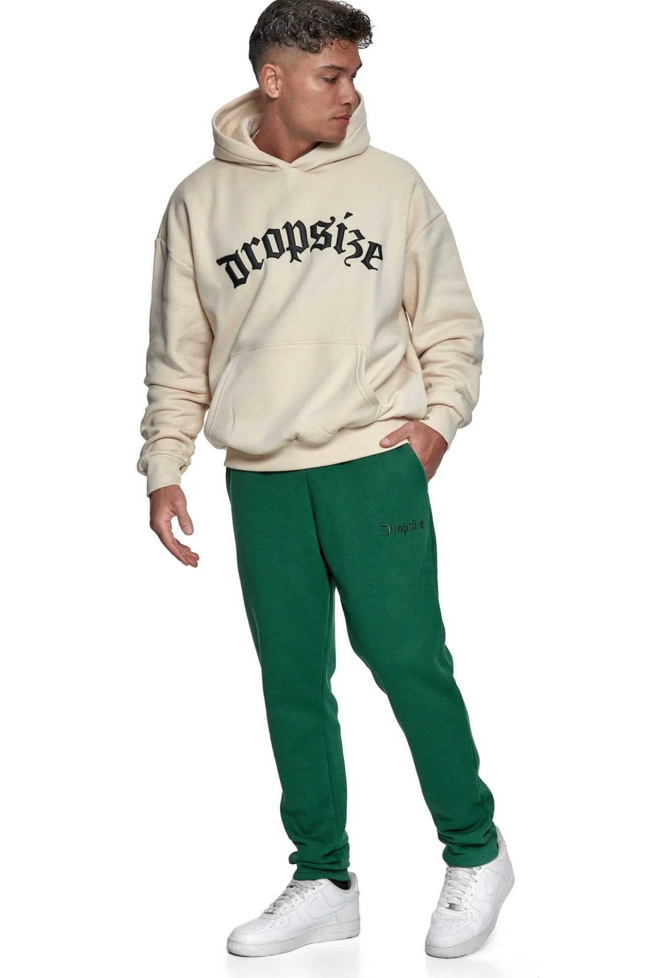 LOGO SWEAT PANTS WASHED GREEN