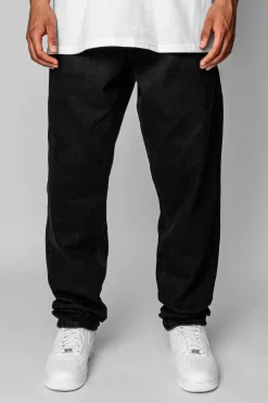 LOOSE FIT BLACK JEANS