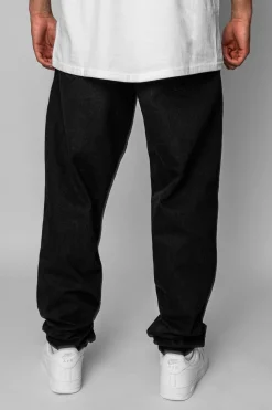 LOOSE FIT BLACK JEANS