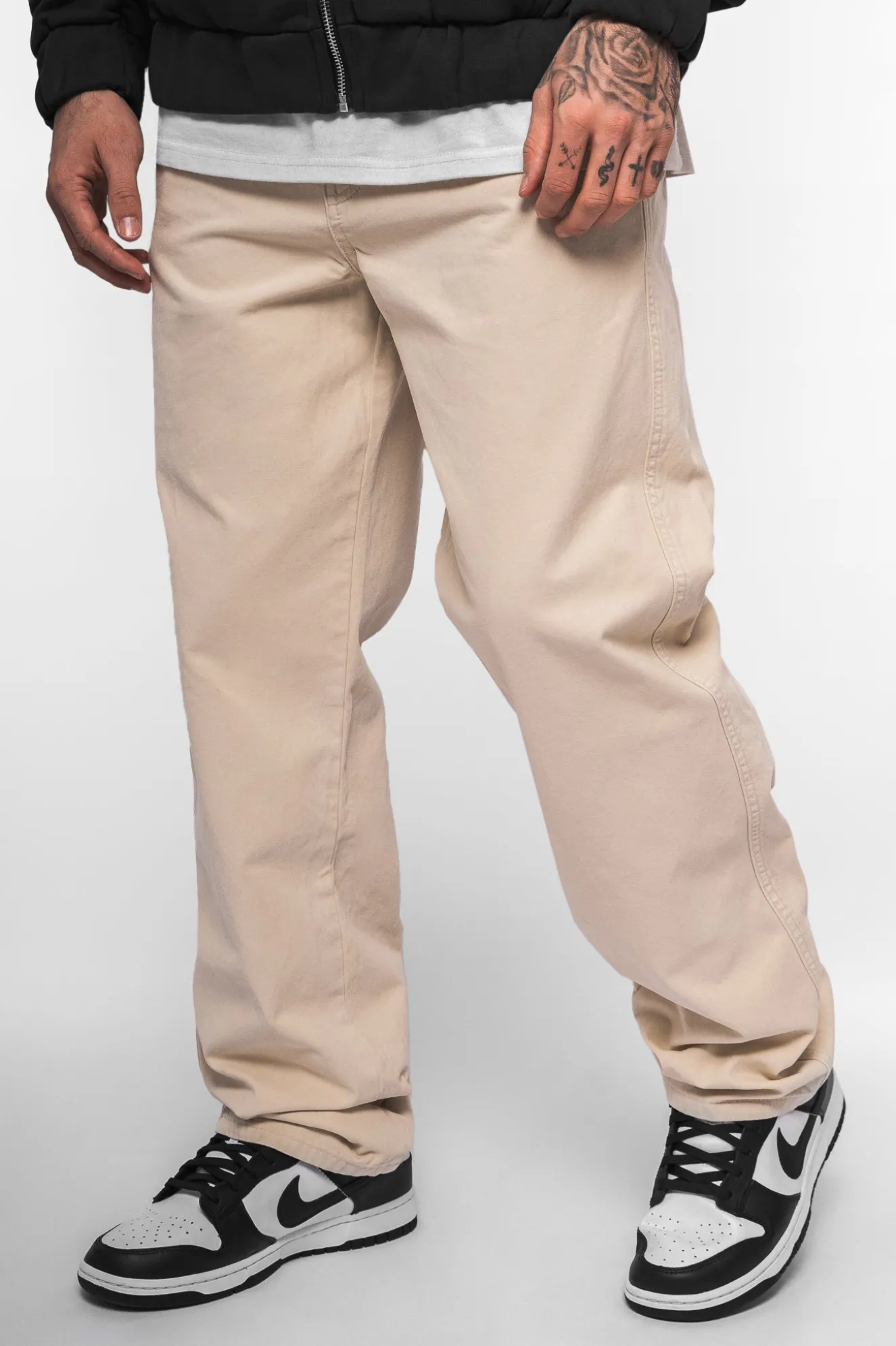 LOOSE FIT V3 JEANS CREAM WHITE