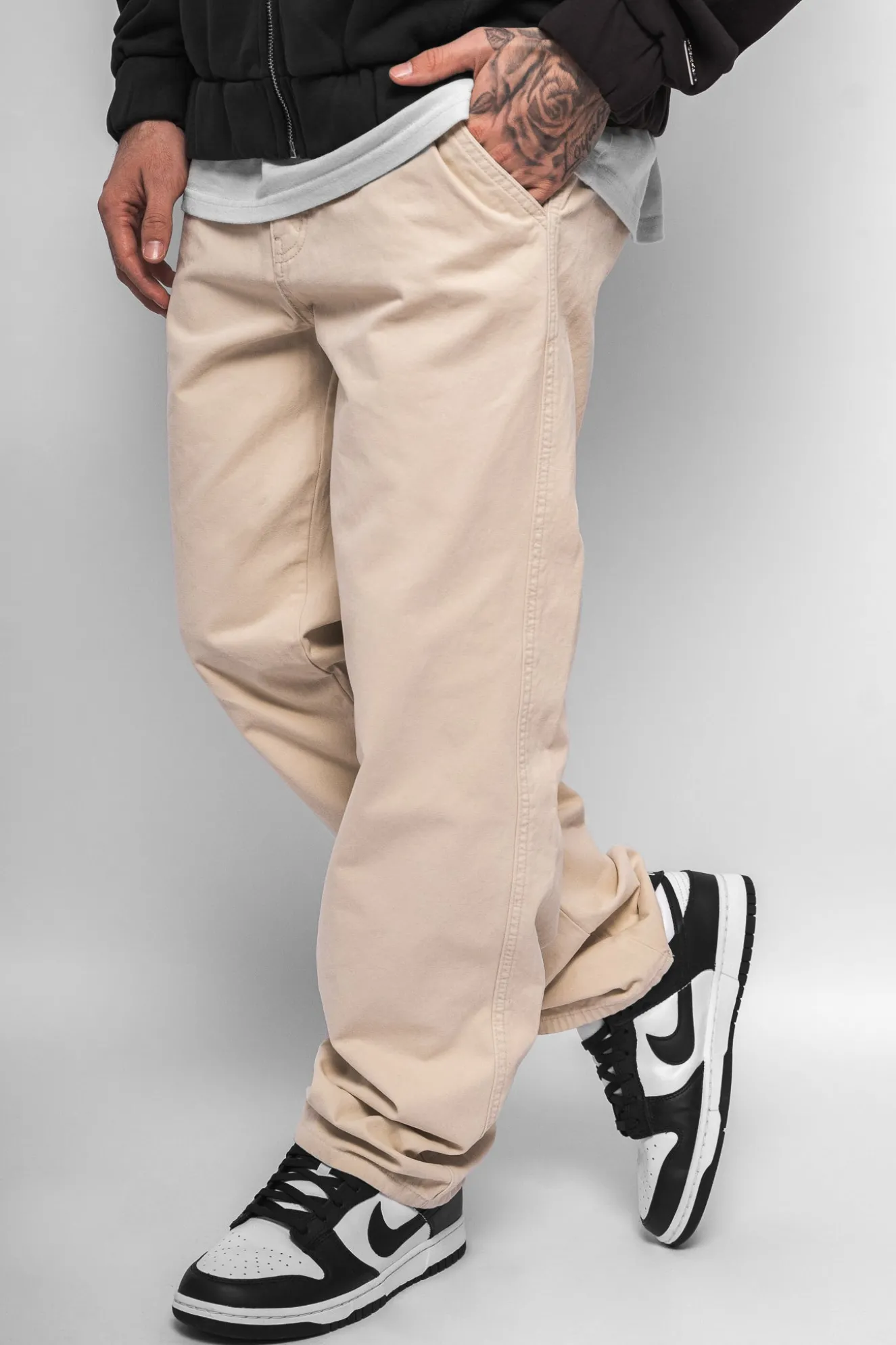 LOOSE FIT V3 JEANS CREAM WHITE