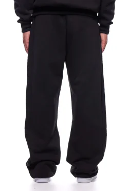 OPEN LEG JOGGER BLACK