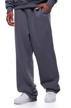 OPEN LEG JOGGER STEEL GREY