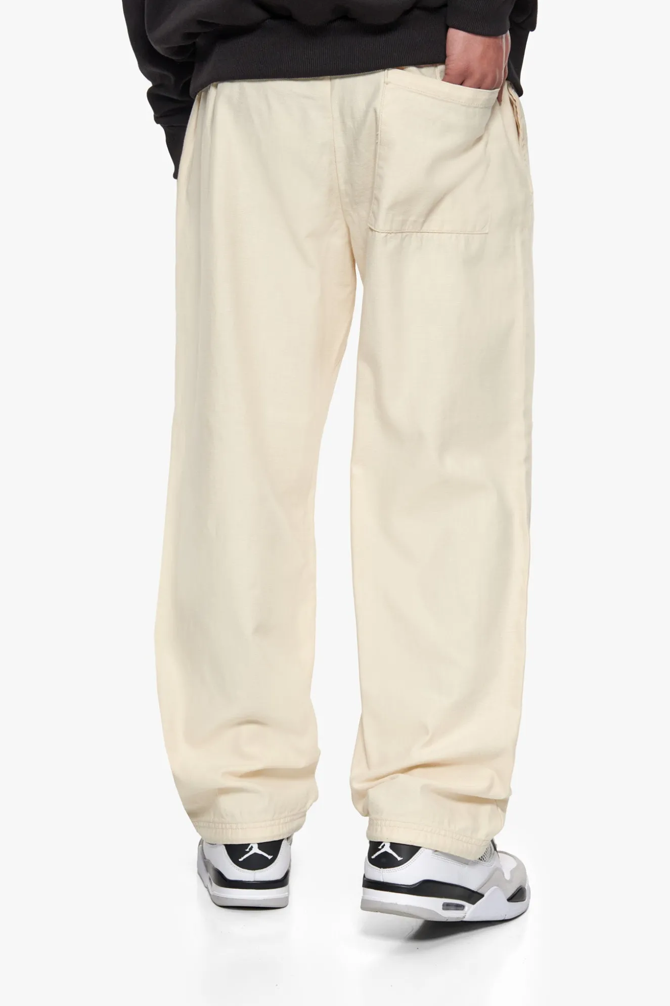 PARACHUTE PANT CREAM WHITE