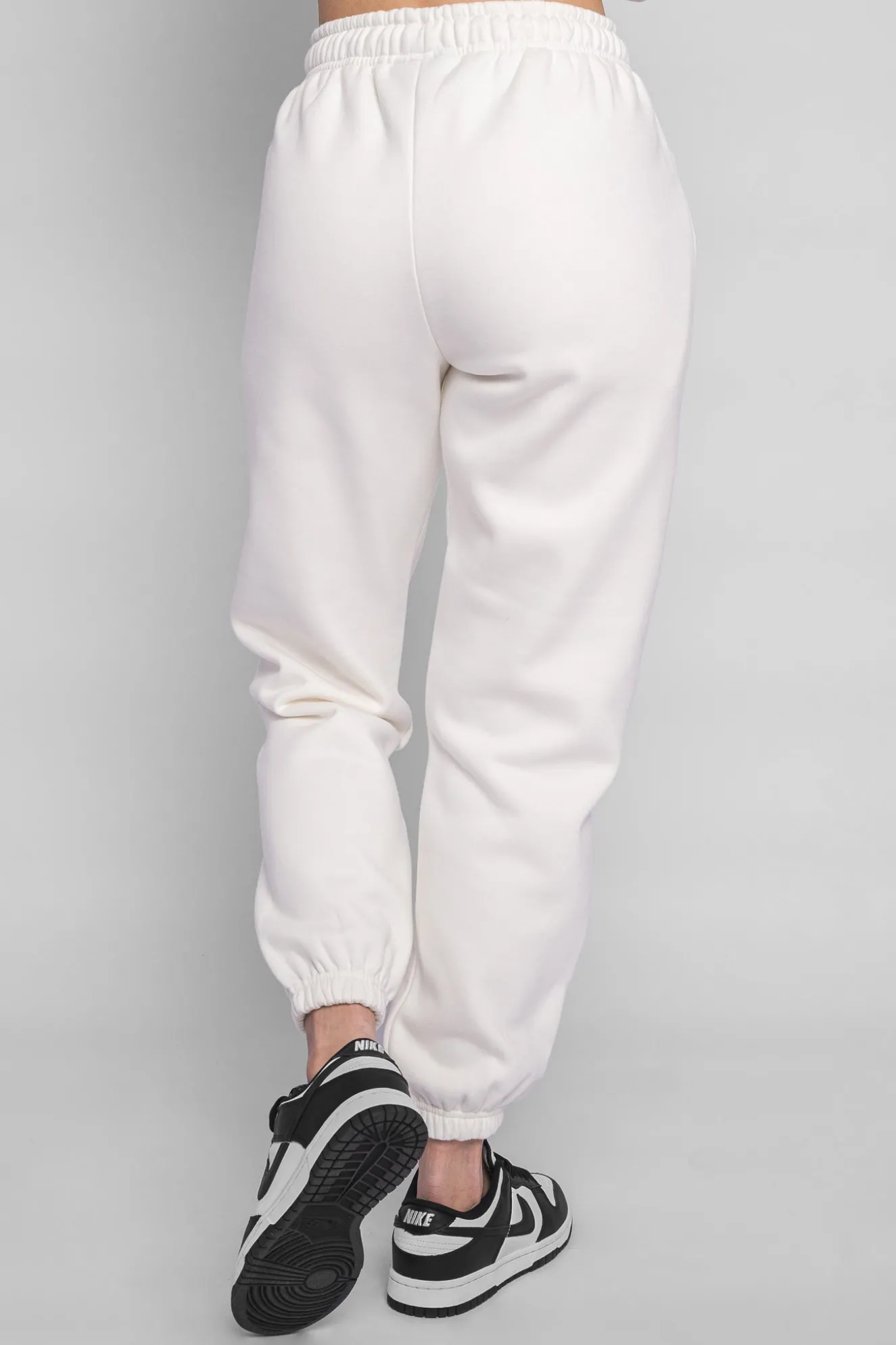 PUFFER PRINT MIXED COLOR JOGGER CREAM WHITE