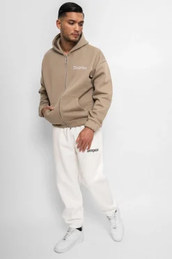 RELAXED FIT JOGGER CREAM