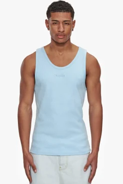 RIB TANK TOP BABY BLUE