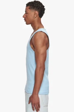 RIB TANK TOP BABY BLUE