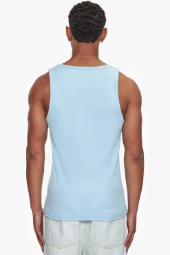 RIB TANK TOP BABY BLUE