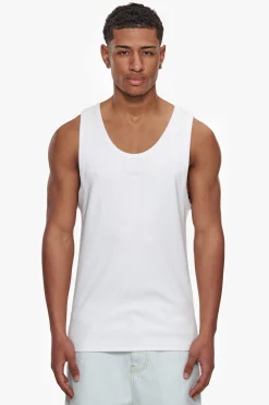 RIB TANK TOP WHITE