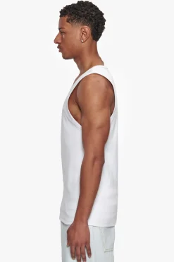 RIB TANK TOP WHITE