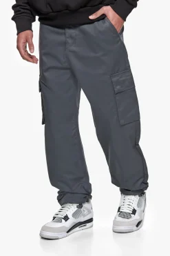 SINGLE CARGO POCKET WORK WEAR PANTS GREY
