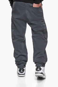 SINGLE CARGO POCKET WORK WEAR PANTS GREY