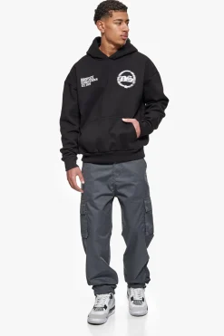 SINGLE CARGO POCKET WORK WEAR PANTS GREY