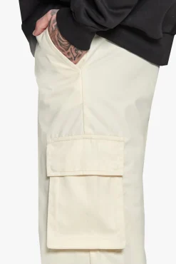 SINGLE CARGO POCKET WORKWEAR PANTS CREAM