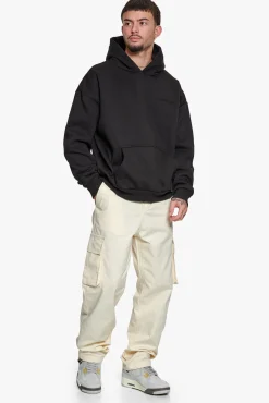 SINGLE CARGO POCKET WORKWEAR PANTS CREAM