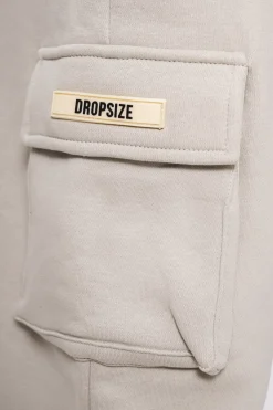 STRAIGHT LEG CARGO SWEAT PANTS MOON BEAM